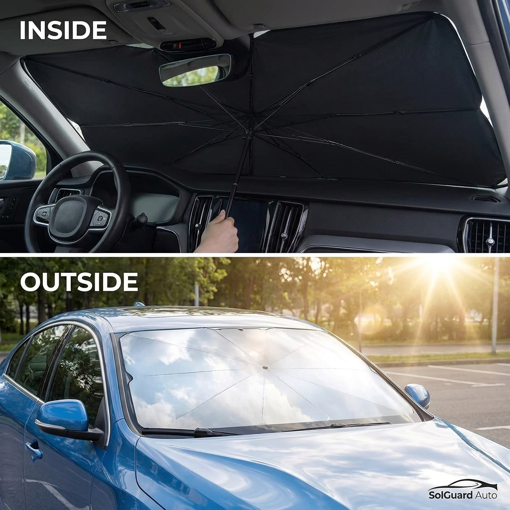 SolGuard™ Sunshade Umbrella Windshield