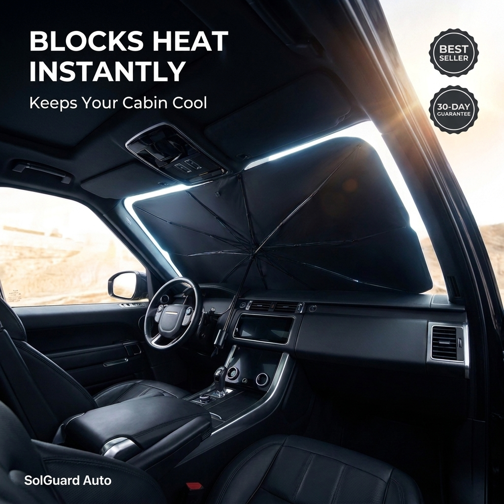 SolGuard™ Sunshade Umbrella Windshield