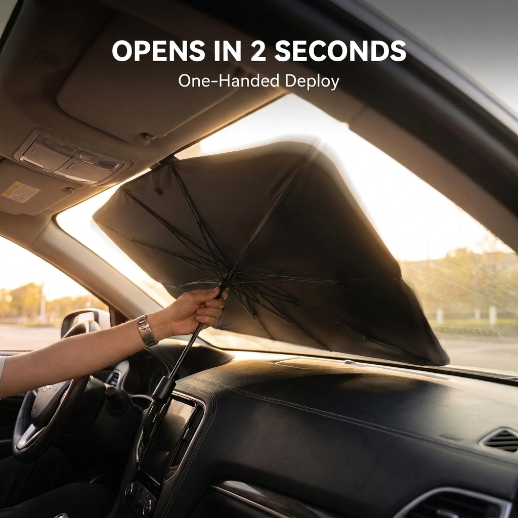SolGuard™ Sunshade Umbrella Windshield