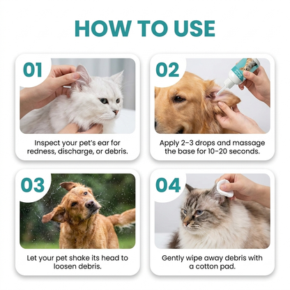 BluVira™ Pet Ear Cleaner Drops